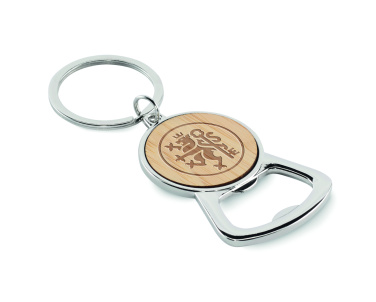 Logo trade promotional gifts picture of: Recycled aluminium key ring